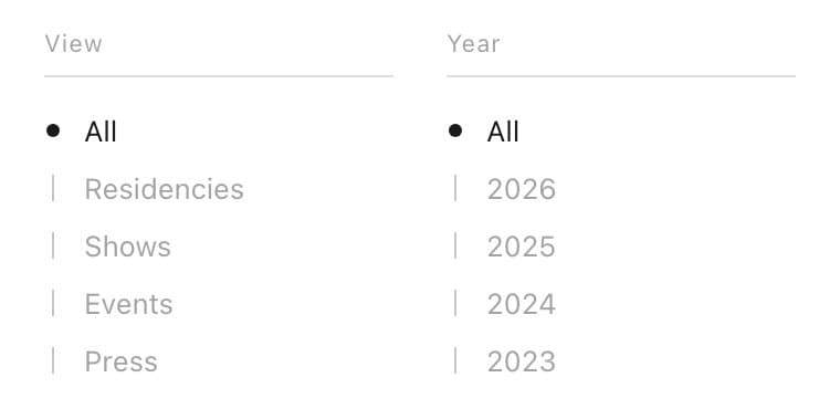 Archive filters